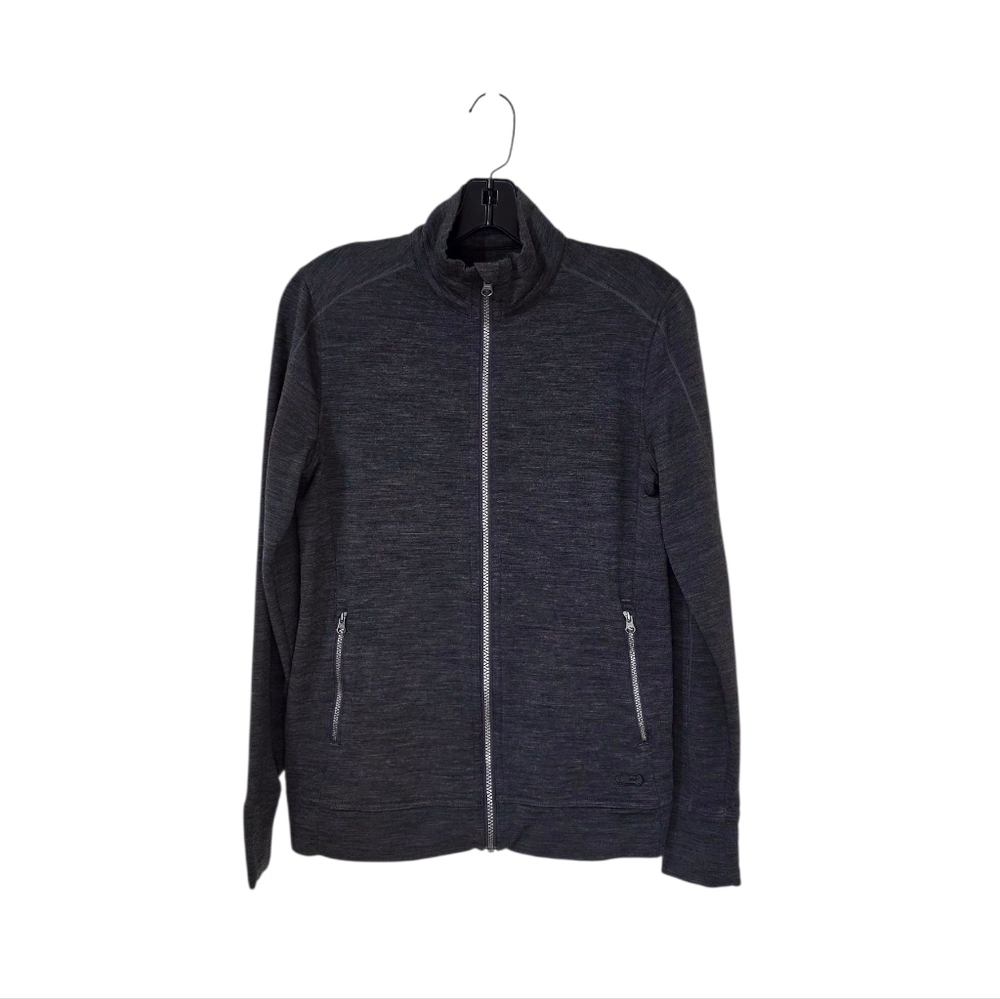 Icebreaker Merino Full Zip Heather Gray Jacketโ Women's Small